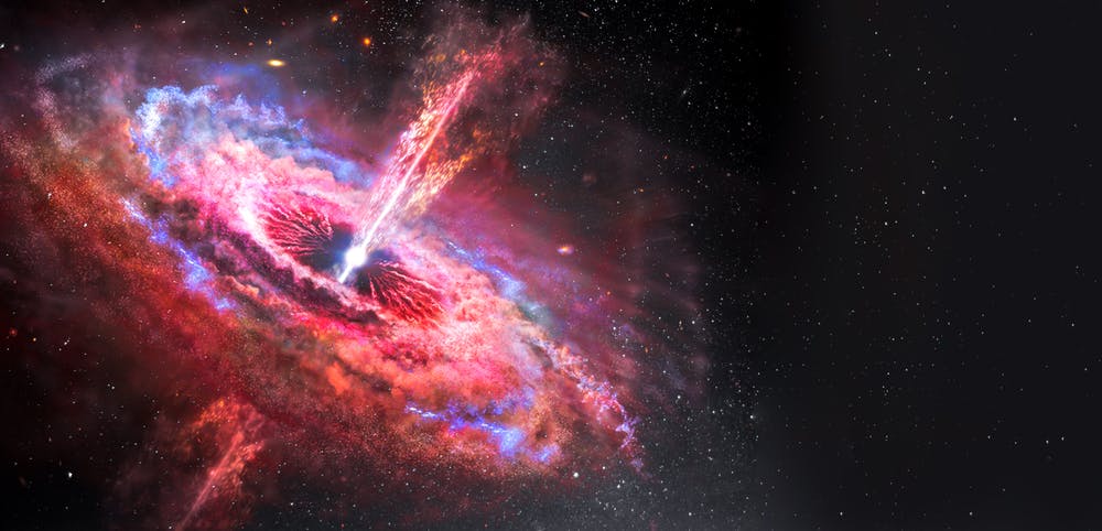 A Black Hole is Spewing Out Remains of a Star