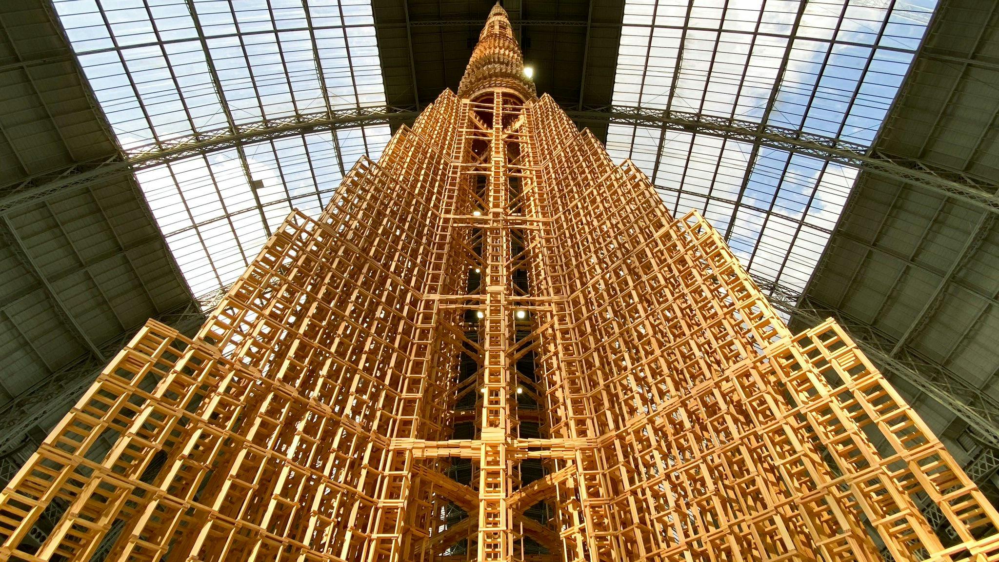 Artists Build the World’s Tallest Toy Tower