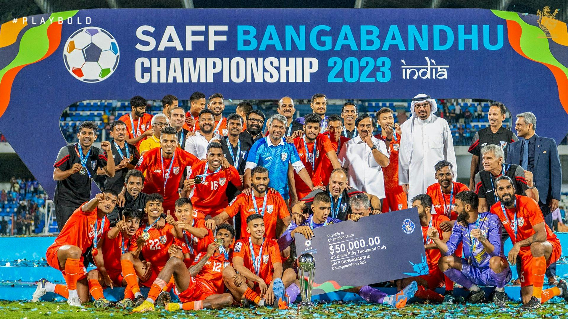 India Wins the SAFF Championship 2023