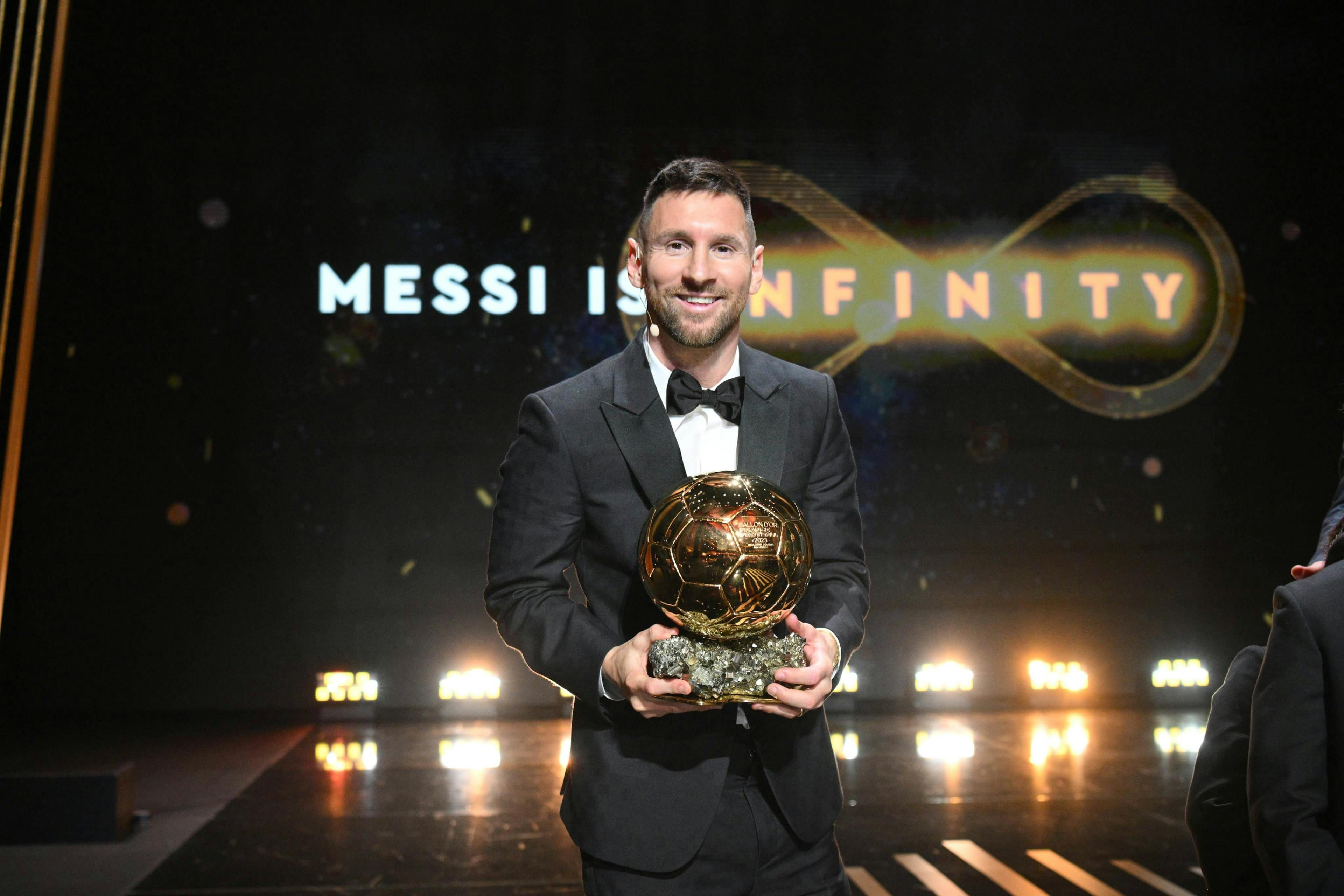 Lionel Messi Wins Ballon d'Or 2023