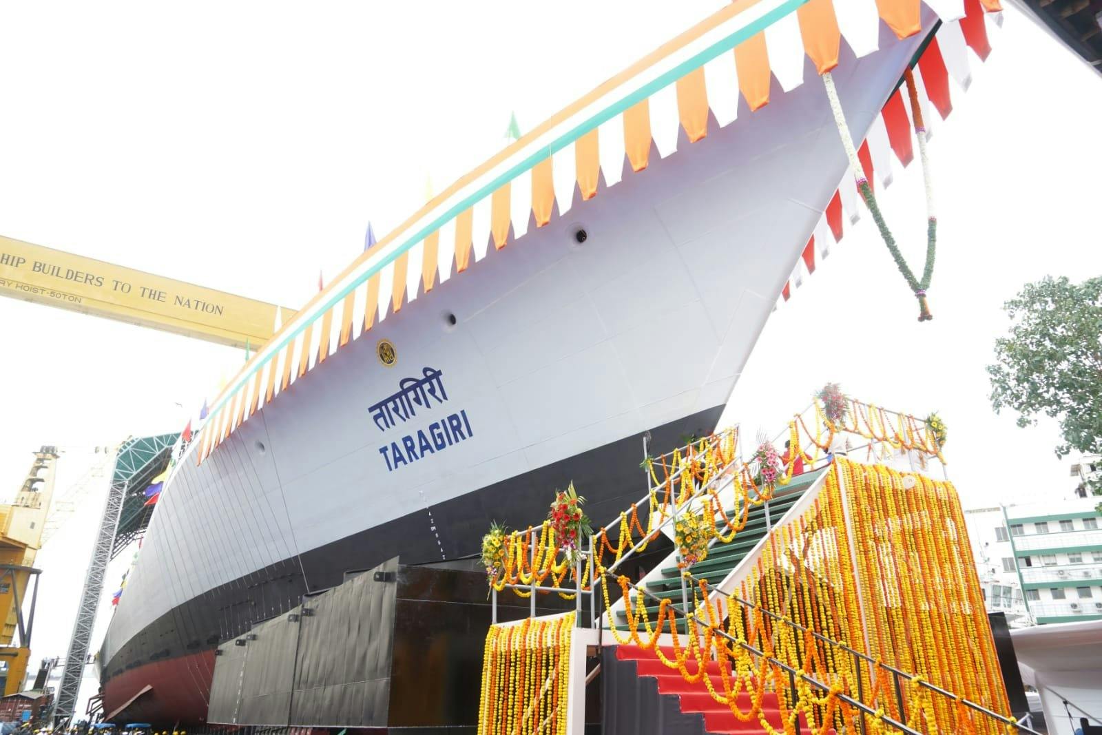 Taragiri Launched by the Indian Navy